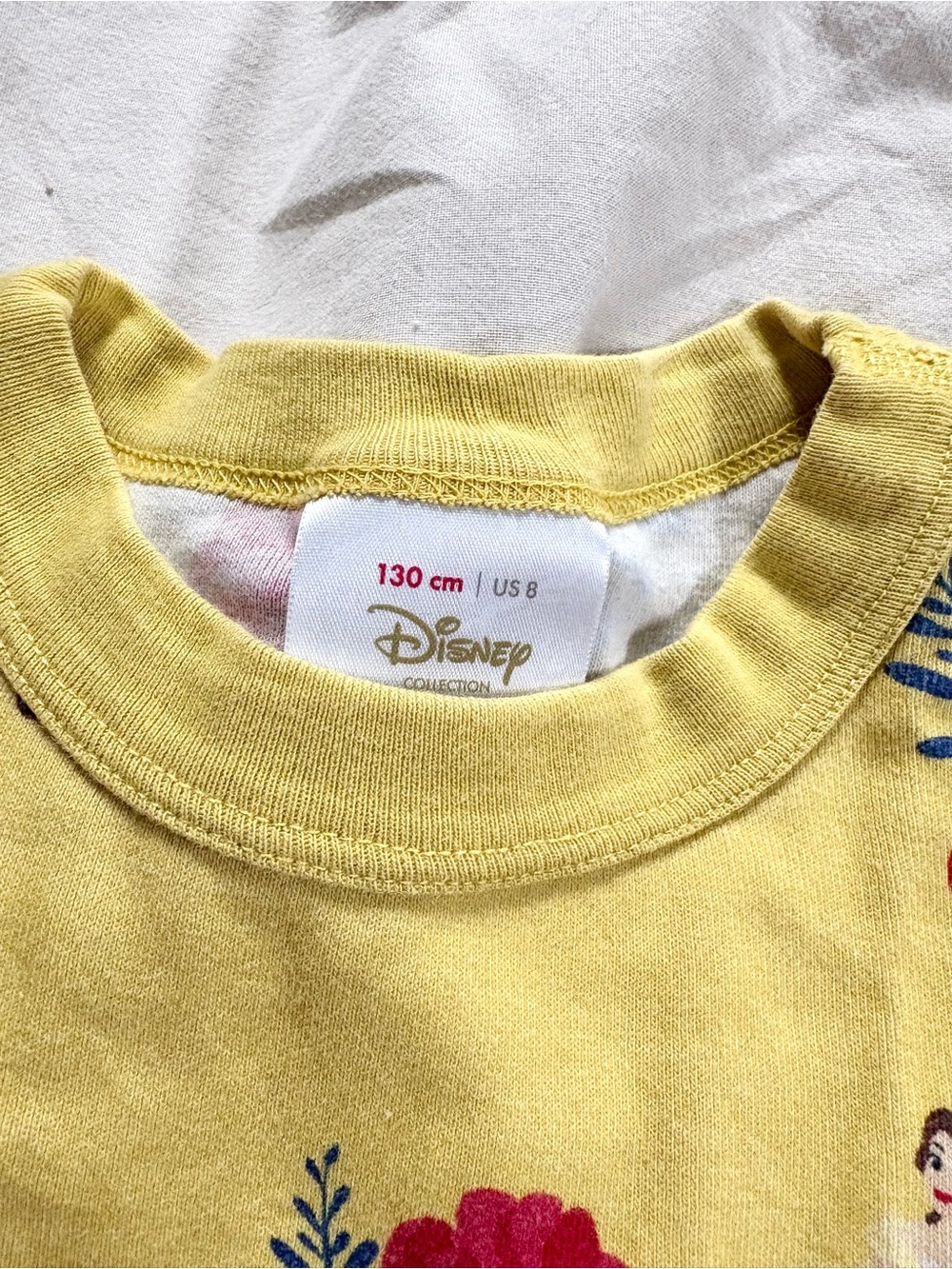 Hanna Anderson HannaJams Disney Belle Beauty & The Beast Pajama Set size 8 - Picture 4 of 8